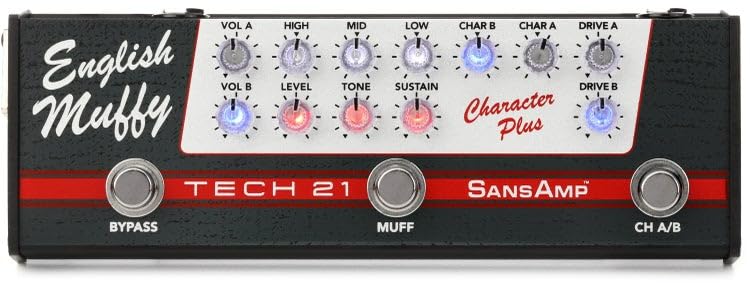 Amazon.com: Tech 21 SansAmp Character Plus - English Muffy